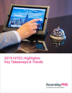 2019 HITEC Highlights Cheat Sheet Cover | Hotel PMS | RoomKeyPMS
